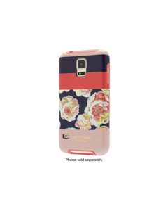 Isaac Mizrahi New York - Hard Shell Case for Samsung Galaxy S 5 Cell Phones - Navy/Pink/White
