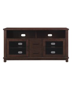 Bell'O - A/V Cabinet for Most Flat-Panel TVs Up to 60" - Chocolate