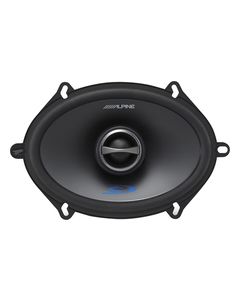 Alpine - 5" x 7" 2-Way Coaxial Car Speakers with Poly-Mica Cones (Pair) - Black