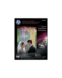 HP - Premium Plus Glossy Inkjet Photo Paper - White