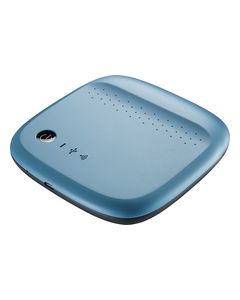 Seagate - Wireless Mobile Storage 500GB External USB Portable Hard Drive - Blue