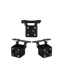 Metra - Install Bay Square Back-Up Camera for Most Vehicles - Black