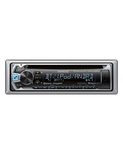 Kenwood - CD - Built-In Bluetooth - Apple® iPod®- and Satellite Radio-Ready - Marine - In-Dash Deck - Multi