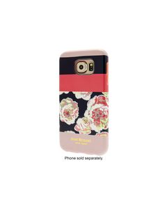 Isaac Mizrahi New York - Hard Shell Case for Samsung Galaxy S6 Cell Phones - Navy/White/Pink