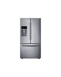Samsung - 28.1 Cu. Ft. French Door Refrigerator with Thru-the-Door Ice and Water - Stainless Steel