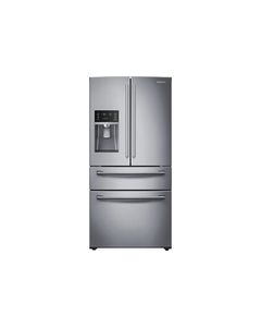 Samsung - 28.2 Cu. Ft. 4-Door French Door Refrigerator with Thru-the-Door Ice and Water - Stainless Steel