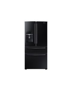 Samsung - 28.2 Cu. Ft. 4-Door French Door Refrigerator with Thru-the-Door Ice and Water - Black