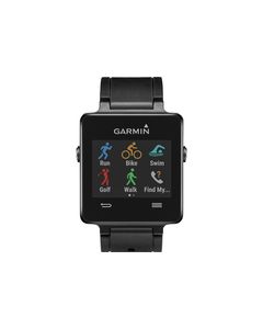 Garmin - vívoactive Smartwatch 28.6mm Plastic - Black Silicone