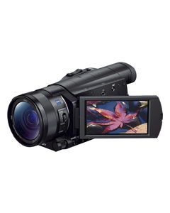 Sony - Prosumer FDR-AX100 4K HD Flash Memory Camcorder - Black