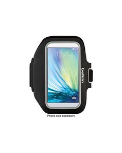 Belkin - Sportfit Armband Case for Samsung Galaxy S6 Cell Phones - Black