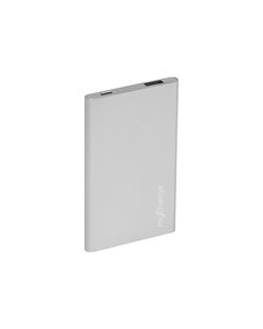 myCharge - RAZOR PLUS USB Portable Power Bank - Silver