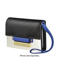 Christian Siriano - Folio Case for Apple® iPhone® 6 and 6s - Black/White/Blue/Gold