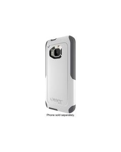 OtterBox - Commuter Series Case for HTC One (M9) Cell Phones - White/Gunmetal Gray
