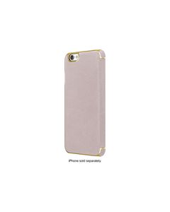 ADOPTED - Leather Folio Case for Apple® iPhone® 6 and 6s - Blush/Gold