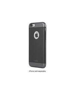 Moshi - iGlaze Case for Apple® iPhone® 6 and 6s - Graphite Black