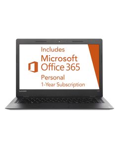 Lenovo - IdeaPad 100s 14" Laptop - Intel Celeron - 2GB Memory - 64GB eMMC Flash Storage - Silver