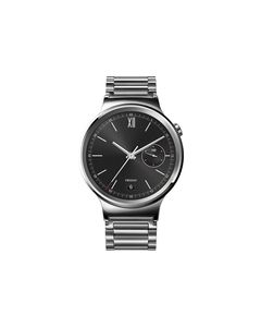 Huawei - 18mm Smartwatch for Select Apple® iOS and Android Devices - Silver Stainless Steel with Stainless Steel Links