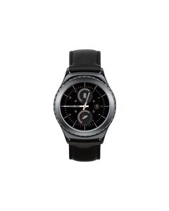 Samsung - Gear S2 Classic Smartwatch 40mm Stainless Steel - Black Leather