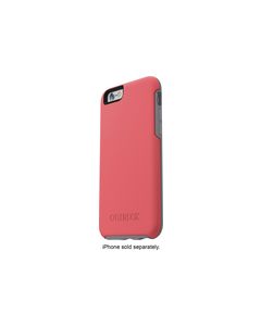 OtterBox - Symmetry Series Case for Apple® iPhone® 6 and 6s - Coral/Gunmetal Gray