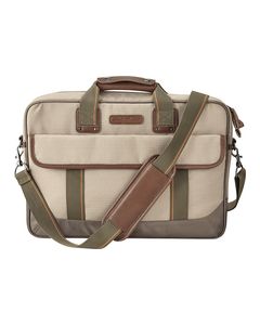 Eddie Bauer - Sportshop Collection Laptop Briefcase - Tan