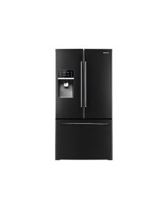 Samsung - 31.6 Cu. Ft. French Door Refrigerator with Thru-the-Door Ice and Water - Black
