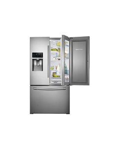 Samsung - Showcase 27.8 Cu. Ft. French Door Refrigerator with Thru-the-Door Ice and Water - Stainless Steel
