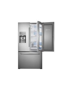 Samsung - Showcase 30.2 Cu. Ft. French Door Refrigerator with Thru-the-Door Ice and Water - Stainless-Steel