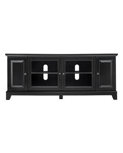Pinnacle - TV Stand for Most Flat-Panel TVs Up to 65" - Black