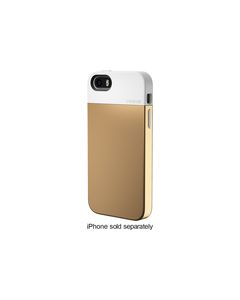 LUNATIK - FLAK Case for Apple® iPhone® 5 and 5s - White/Gold