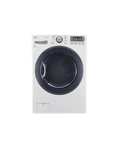 LG - TrueSteam 7.4 Cu. Ft. 12-Cycle Electric Dryer with Steam - White