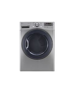 LG - TrueSteam 7.4 Cu. Ft. 12-Cycle Steam Gas Dryer - Graphite Steel