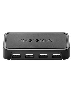 Insignia™ - 4-Port USB 2.0 Hub - Black