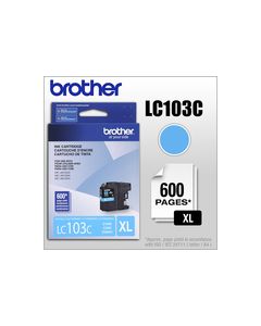 Brother - LC103C XL High-Yield Ink Cartridge - Cyan