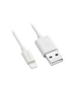 Dynex™ - 4" Lightning Charge-and-Sync Cable - White