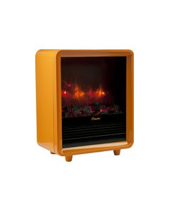Crane - Fireplace Electric Heater - Orange