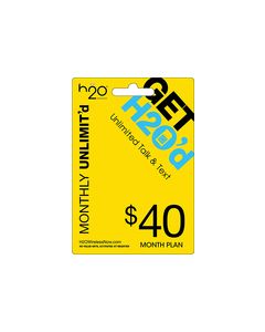 Locus H2O Wireless - $40 Top-Up Card - Yellow