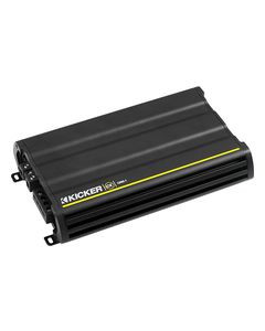 Kicker - CX Series 1200W Class D Mono Amplifier with Variable Low-Pass Crossover - Black