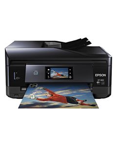 Epson - Expression Photo XP860 Small-in-One Wireless Printer - Black/Blue