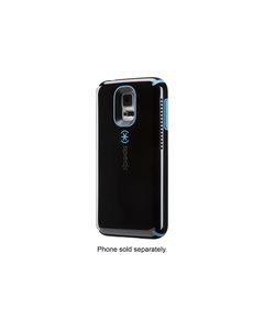 Speck - CandyShell Amped Case for Samsung Galaxy S 5 Cell Phones - Black/Jay Blue