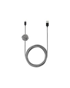 Native Union - NIGHT 9.8' USB-to-Micro USB Cable - Zebra