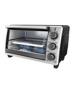 Black & Decker - Convection Toaster/Pizza Oven - Black