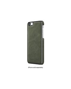 ADOPTED - Leather Wrap Case for Apple® iPhone® 6 - Saddle Olive/Gunmetal