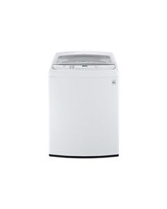 LG - 4.9 Cu. Ft. 12-Cycle Steam Top-Loading Washer - White