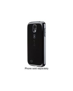 Speck - CandyShell Case for Samsung Galaxy S 4 Cell Phones - Black/Slate Gray