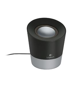 Logitech - Z50 Multimedia Speaker - Black/Silver