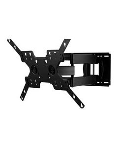 Peerless - TruVue Tilting TV Wall Mount for Most 32" - 65" Flat-Panel Displays - Extends 20-1/8" - Black