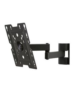 Peerless - TruVue Full-Motion Tilting TV Wall Mount for Most 22" - 37" Flat-Panel TVs - Black