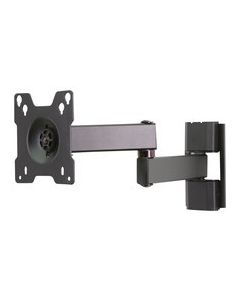 Peerless - TruVue Full-Motion Tilting TV Wall Mount for Most 10" - 24" Flat-Panel TVs - Black