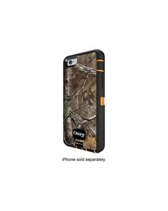 OtterBox - Real Tree Defender Series Case for Apple® iPhone® 6 - Black/Orange