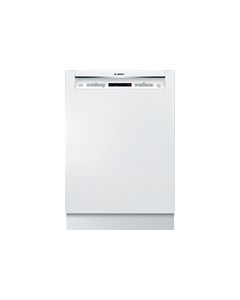 Bosch - 500 Series 24" Tall Tub Built-In Dishwasher with Stainless-Steel Tub - White